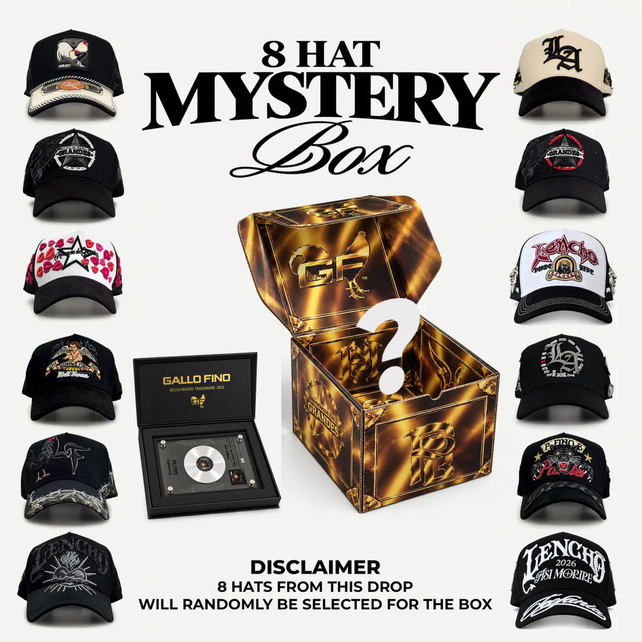 8-Hat Mystery Box (Comes with free Record Plaque)