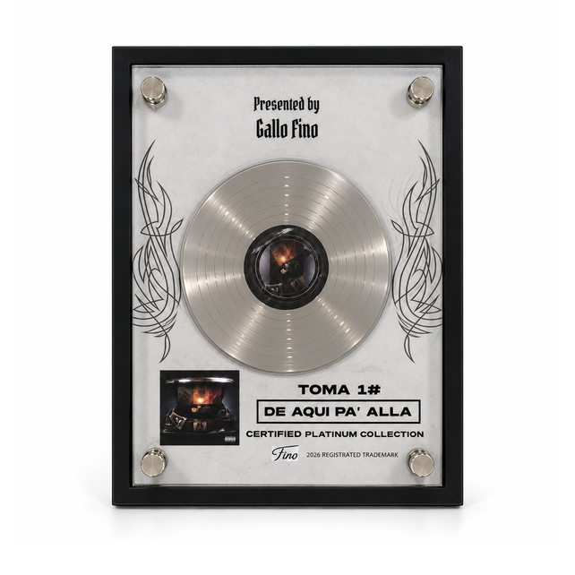Gallo Fino Plaque — Plaque - Front